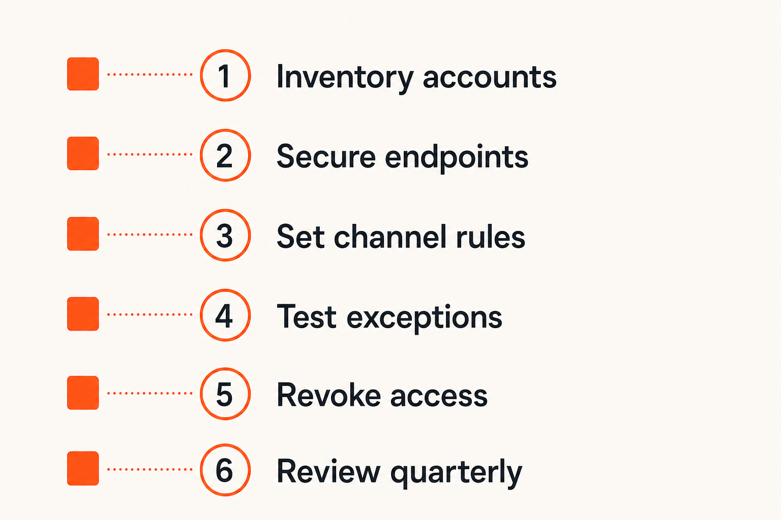 Checklist for rolling out encrypted messaging in a freelance business